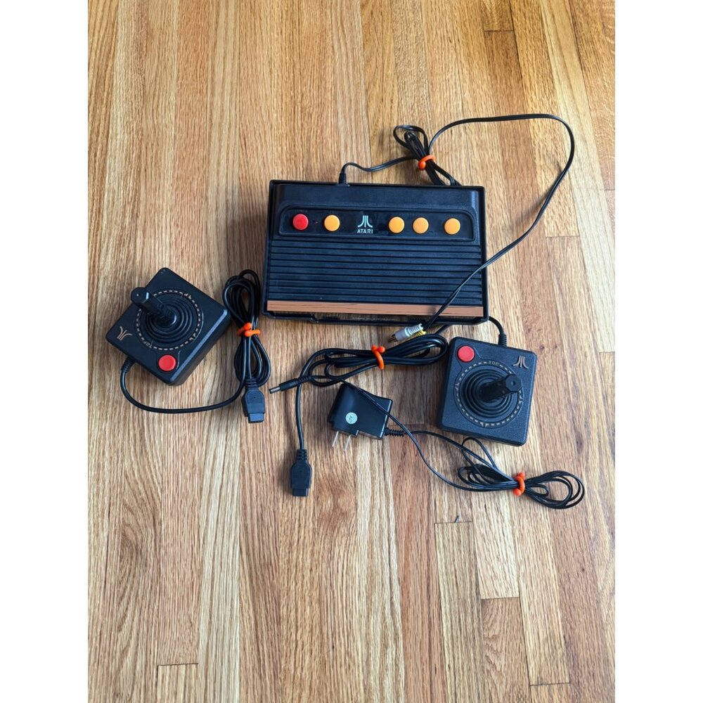 Atari Flashback 2 Classic Game Console With Two Joysticks & Power Adapter